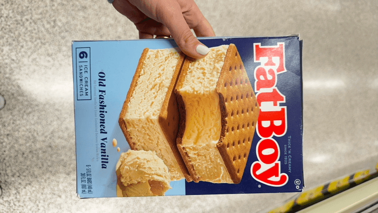 Fatboy Old Fashioned Vanilla Ice Cream Sandwiches