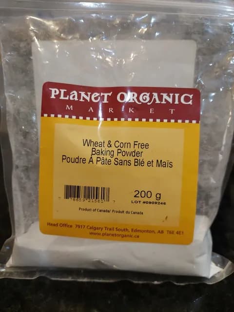 Planet Organic Market Wheat & Corn Free Baking Powder