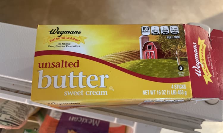 Wegmans Unsalted Sweet Cream Butter