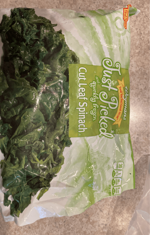 Wegmans Just Picked And Quickly  Cut Leaf Spinach
