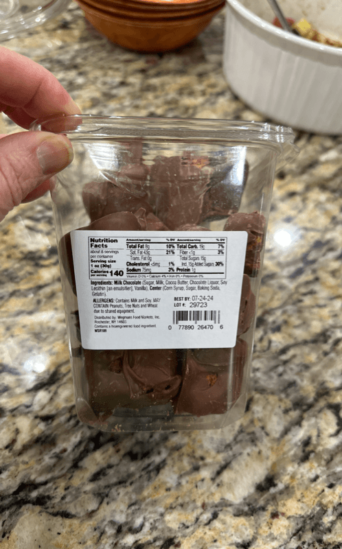 Wegmans Milk Chocolate Sponge Candy