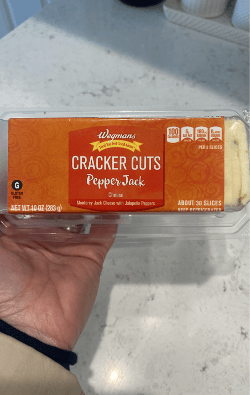 Wegmans Cracker Cuts Pepper Jack Cheese