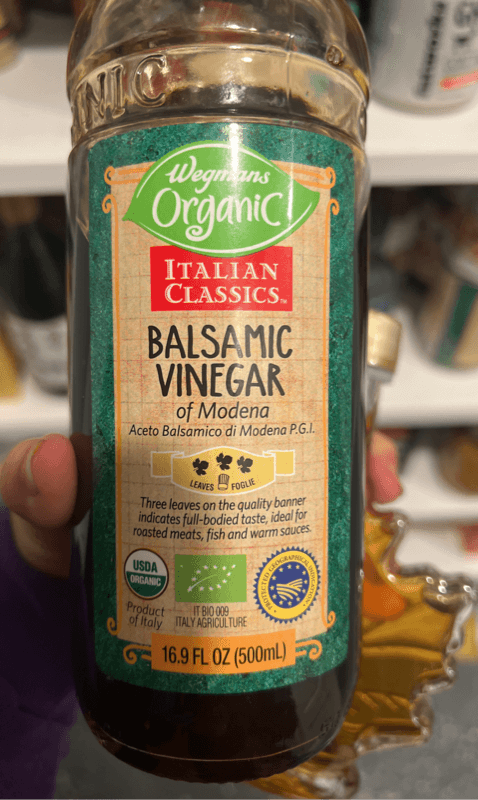 Wegmans Organic Italian Classic Balsamic Vinegar Of Modena