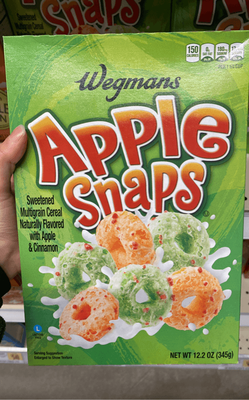 Wegmans Apple Snaps Cereal