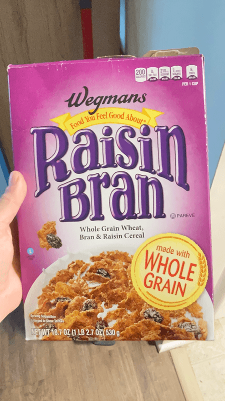 Wegmans Raisin Bran Whole Grain Wheat, Bran & Raisin Cereal