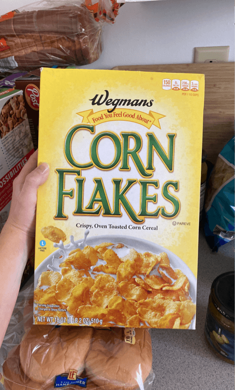 Wegmans Corn Flakes Crispy, Oven Toasted Corn Cereal