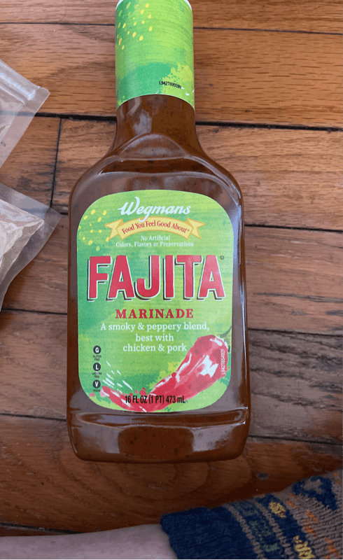 Wegmans Fajita Marinade