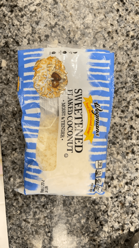 Wegmans Sweetened Flaked Coconut