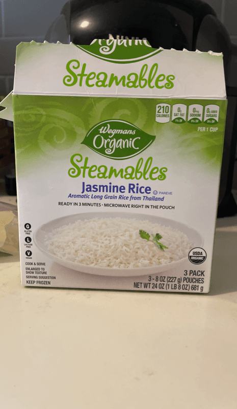 Wegmans Organic Steamables Jasmine Rice