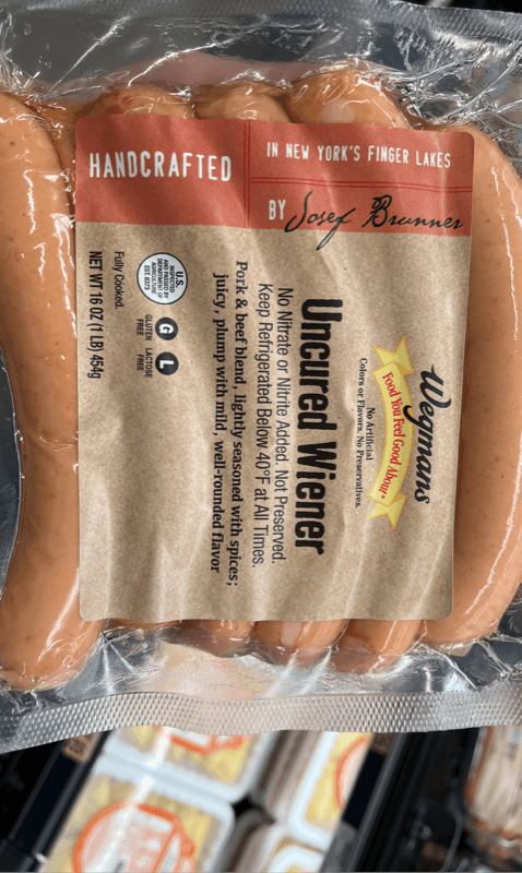 Wegmans Uncured Wiener