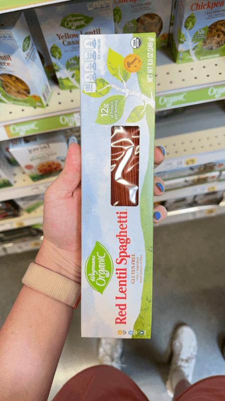 Wegmans Organic Red Lentil Spaghetti