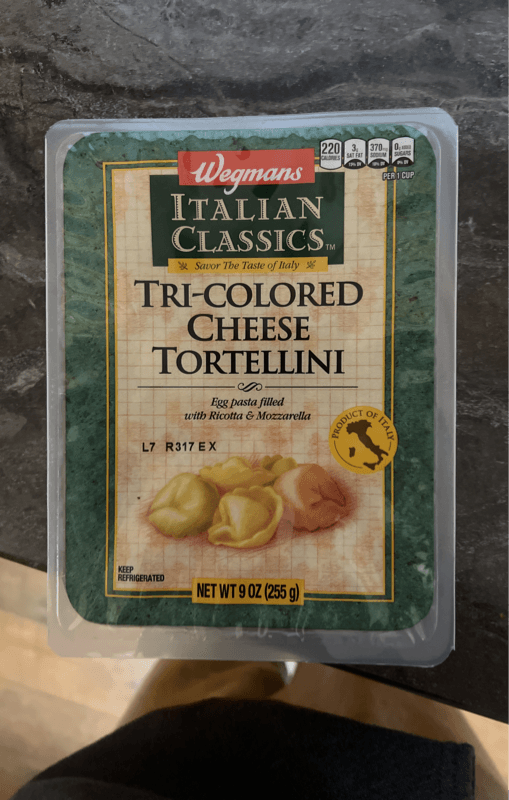 Wegmans Italian Classics Tri-Colored Cheese Tortellini
