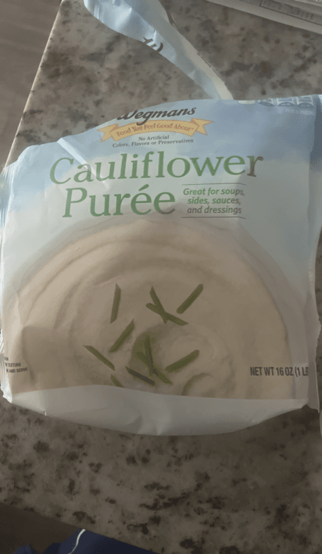 Wegmans Cauliflower Puree
