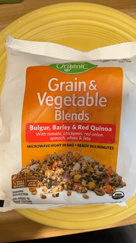 Wegmans Organic Grain & Vegetable Blends (Bulgur, Barley & Red Quinoa