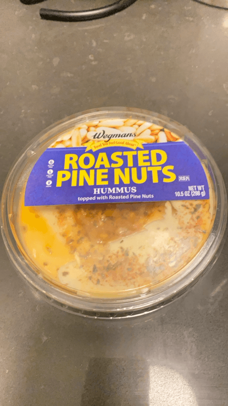 Wegmans Roasted Pine Nuts Hummus