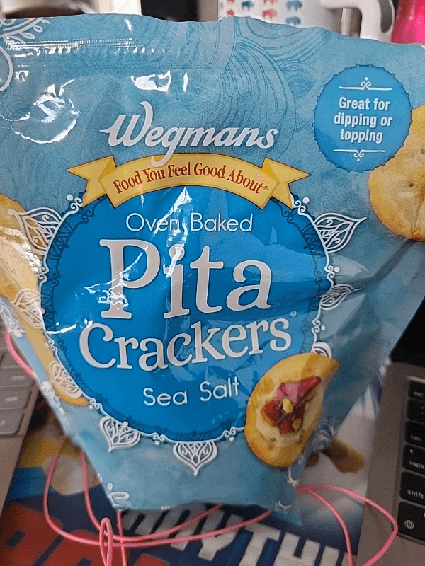 Wegmans Oven Baked Sea Salt Pita Crackers