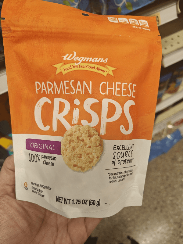 Wegmans Parmesan Cheese Crisps Original