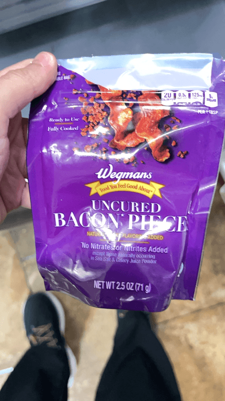 Wegmans Uncured Bacon Pieces