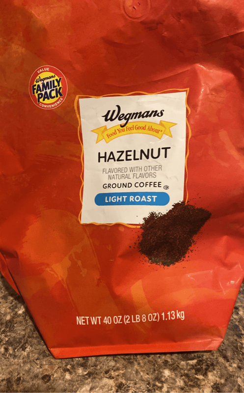Wegmans Light Roast Hazelnut Ground Coffee