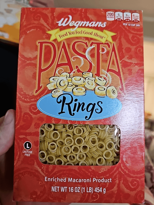 Wegmans Pasta Rings