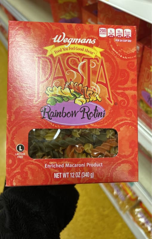 Wegmans Rainbow Rotini Pasta