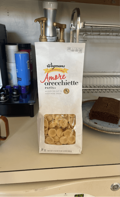 Wegmans Amore Orecchiette Pasta