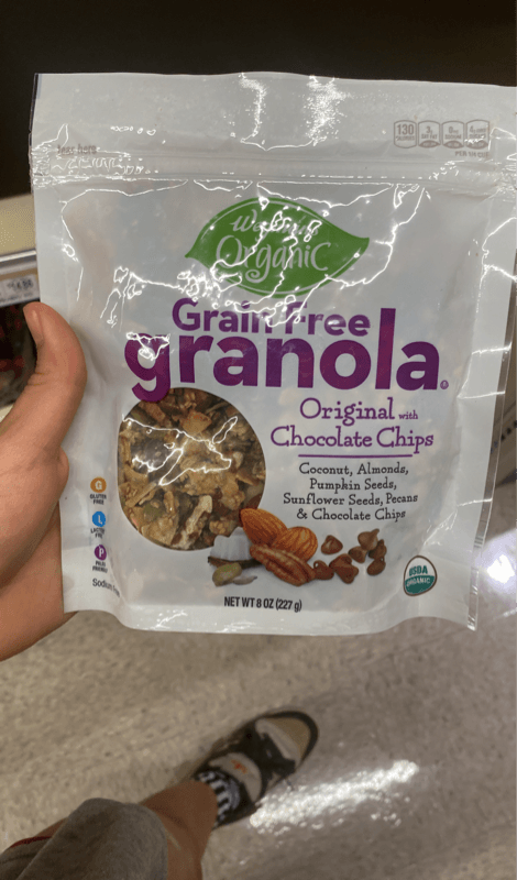 Wegmans Organic Original Grain Free Granola With Chocolate Chips