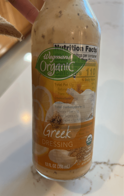 Wegmans Organic Greek Dressing