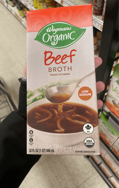 Wegmans Organic Beef Broth