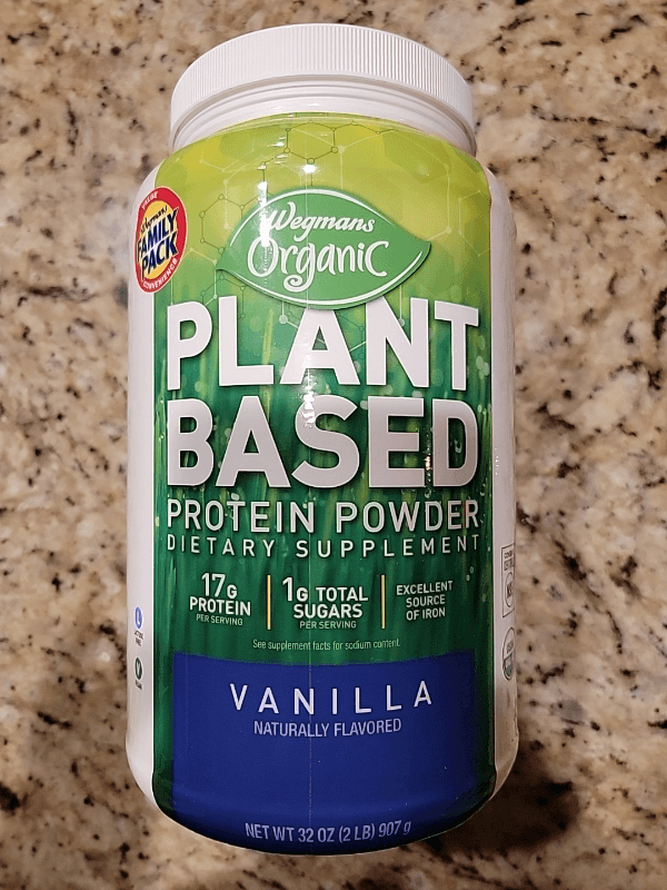 Wegmans Organic Plant Based Vanilla Protein Powder Dietary Supplement