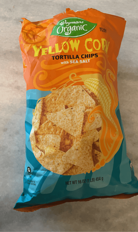 Wegmans Organic Yellow Corn Tortilla Chips With Sea Salt