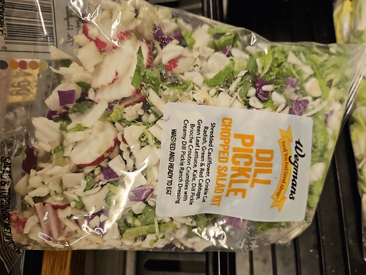 Wegmans Dill Pickle Chopped Salad Kit