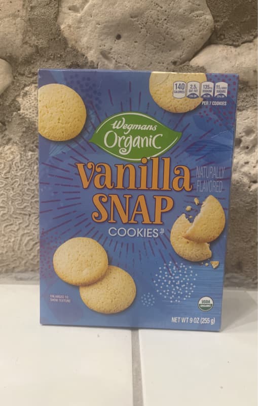Wegmans Organic Vanilla Snap Cookies