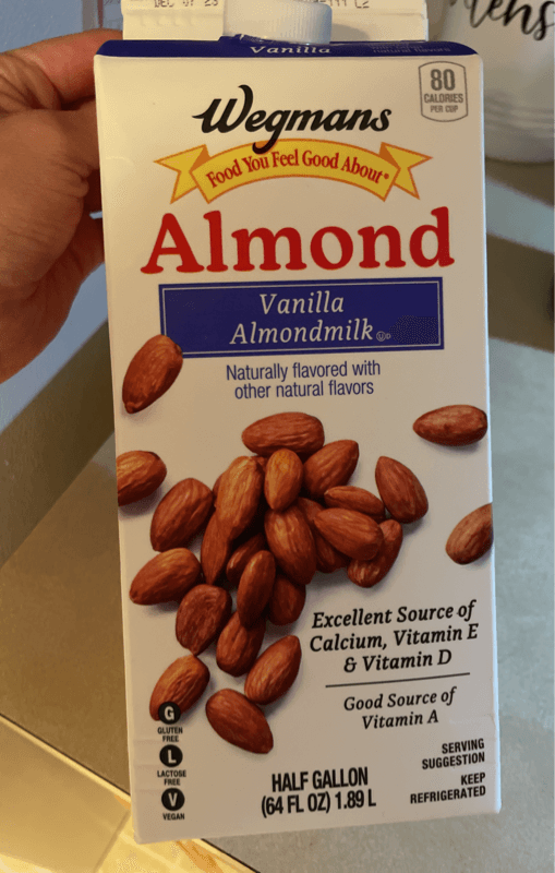 Wegmans Vanilla Almondmilk Half Gallon