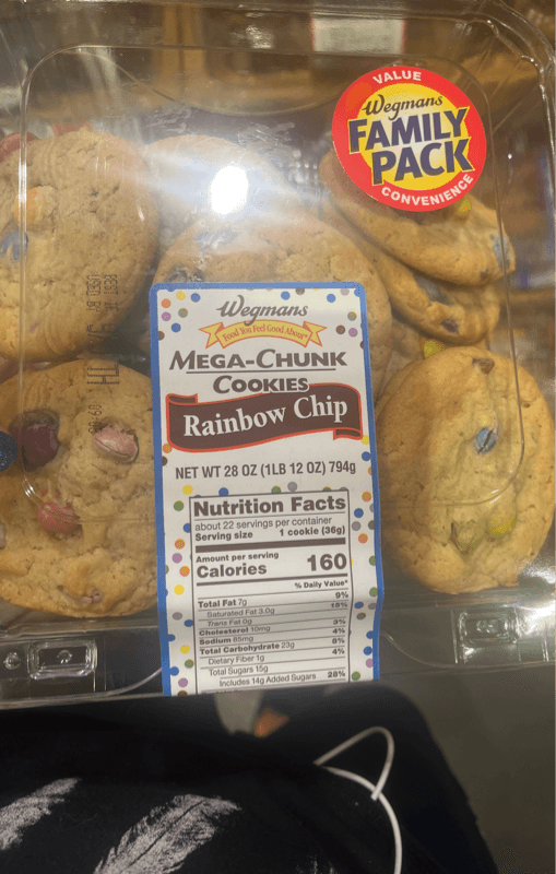 Wegmans Mini Chocolate Chip Cookies