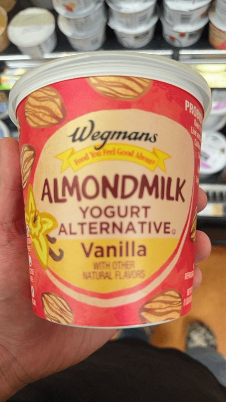 Wegmans Vanilla Almondmilk Yogurt Alternative