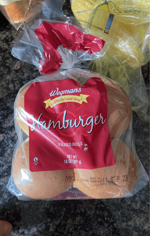 Wegmans Hamburger Sliced Rolls