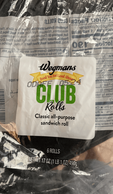 Wegmans Club Rolls