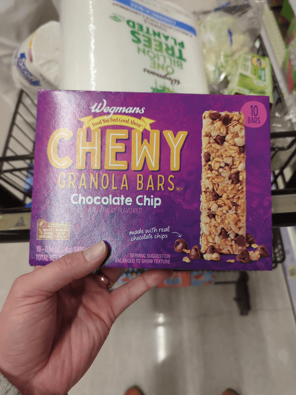 Wegmans Chocolate Chip Chewy Granola Bars