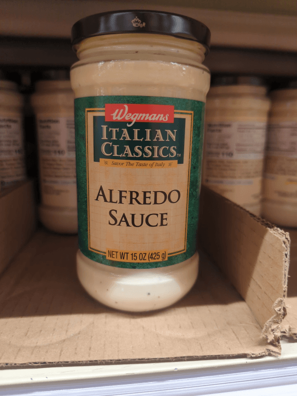 Wegmans Italian Classics Alfredo Sauce