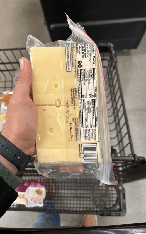 Wegmans Swiss Sliced Cheese, Family