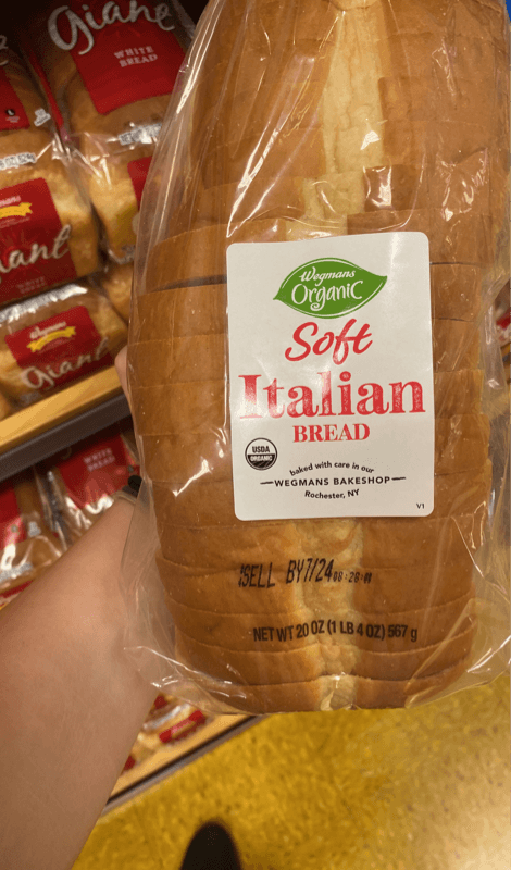Wegmans Organic Soft Italian Bread