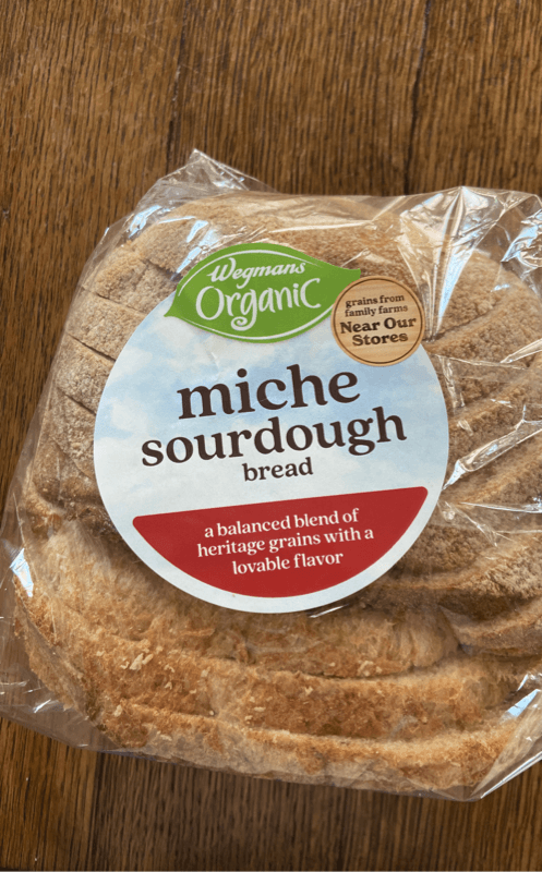 Wegmans Organic Miche Sourdough Bread