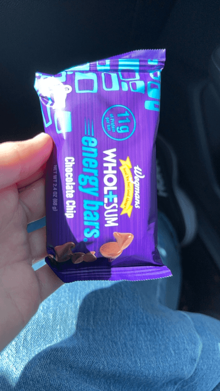 Wegmans Wholesum Chocolate Chip Energy Bars