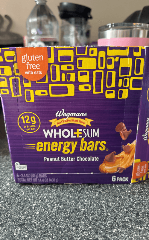 Wegmans Wholesum Peanut Butter Chocolate Energy Bars