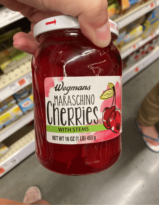 Wegmans Maraschino Cherries With Stems