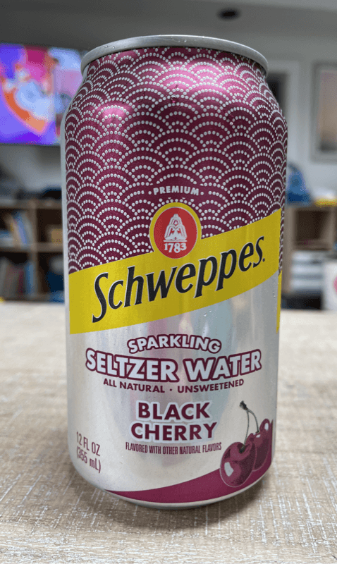 Schweppes Black Cherry Sparkling Seltzer Water