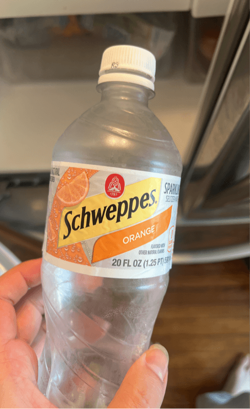 Schweppes Orange Sparkling Seltzer Water