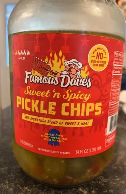 Famous Dave'S Sweet 'N Spicy Pickle Chips