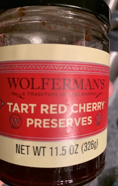 Wolferman'S Tart Red Cherry Preserves